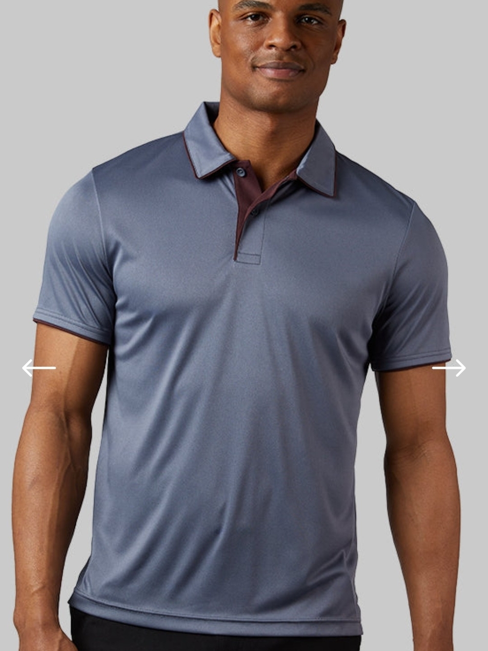MEN'S STRETCH FLOW TIPPED POLO